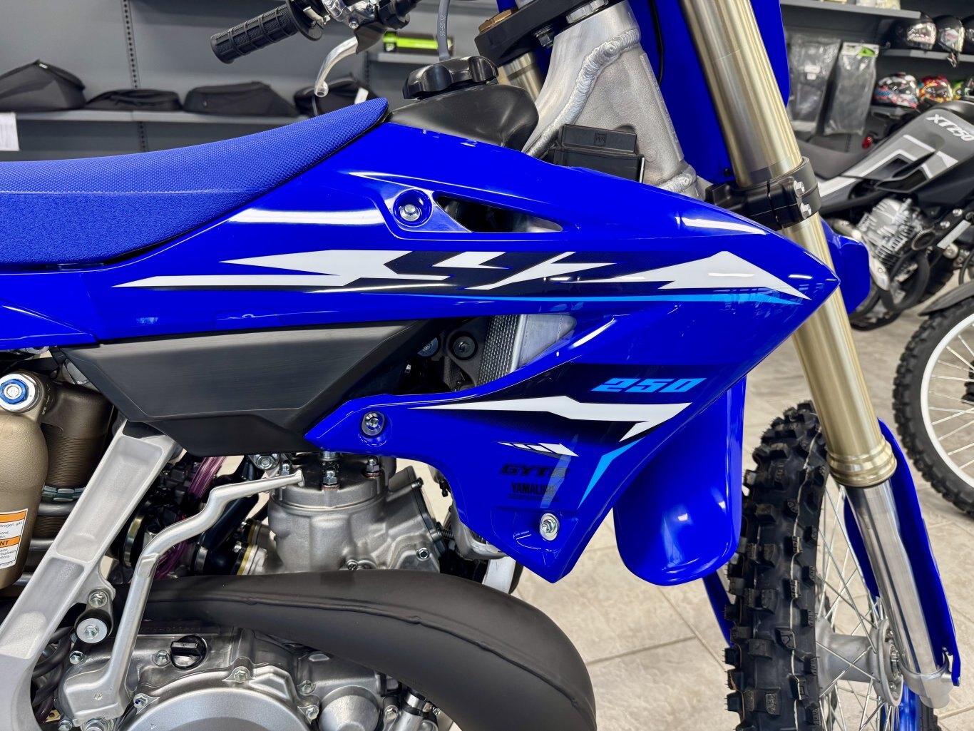 2026 Moto Yamaha YZ250 Bleu Team Yamaha