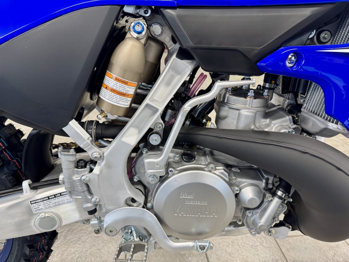 2026 Moto Yamaha YZ250 Bleu Team Yamaha