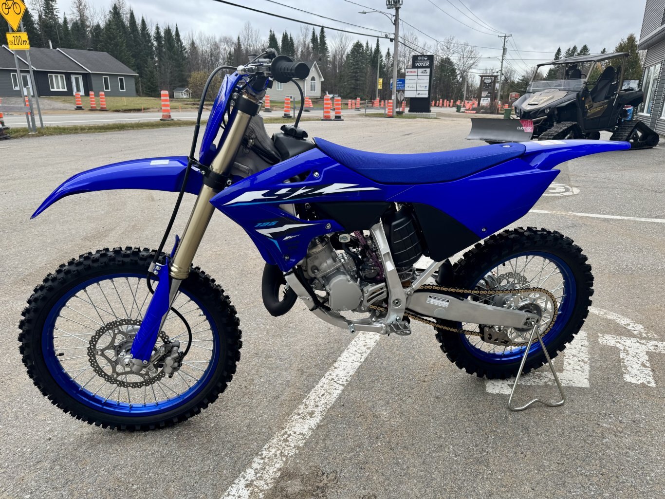 2026 Moto Yamaha YZ125 Bleu Team Yamaha