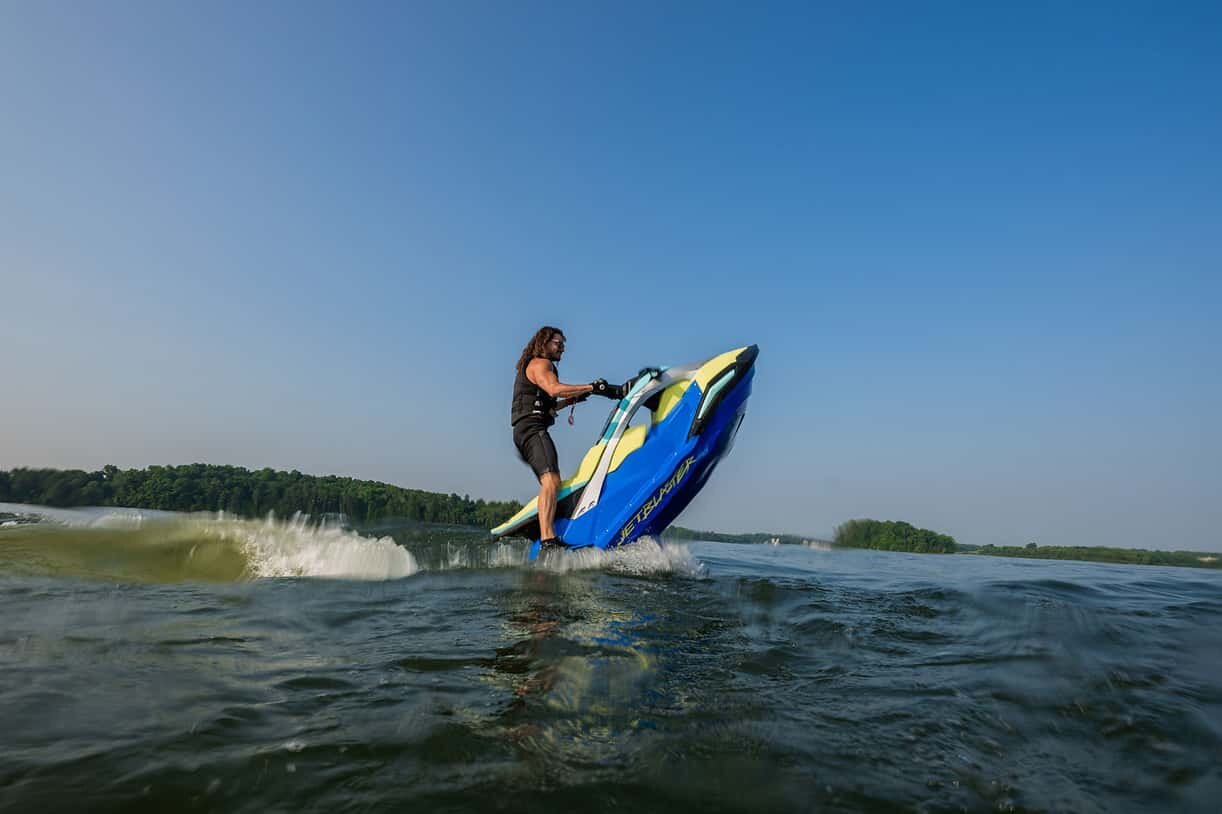 2026 Yamaha JetBlaster PRO 3 UP Azure Bleu azur/Jaune lunaire