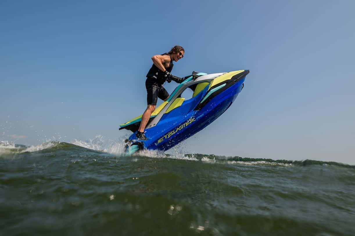 2026 Yamaha JetBlaster PRO 3 UP Azure Bleu azur/Jaune lunaire