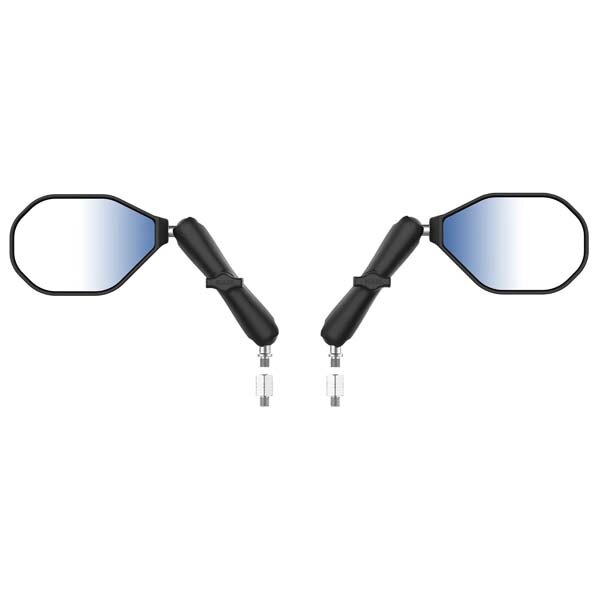 RAM Tough Mirror Kit with M10 1.25 Bases M10 1.5 Adapters (RAM B 349M1015C465RL)