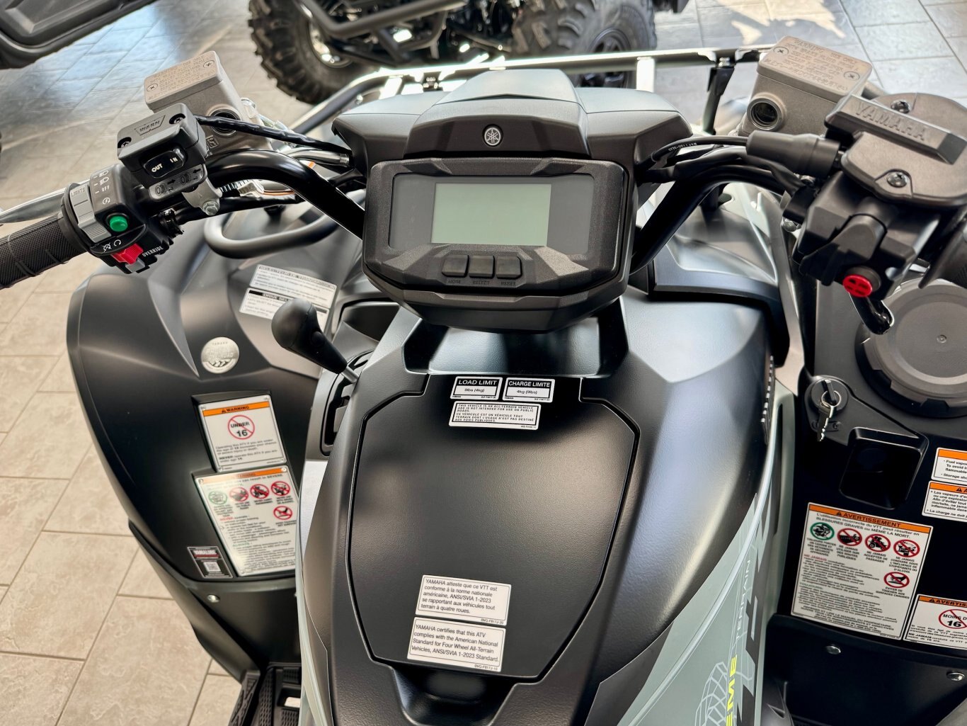 2026 Yamaha Grizzly EPS XT R Gris mousse/Noir tactique