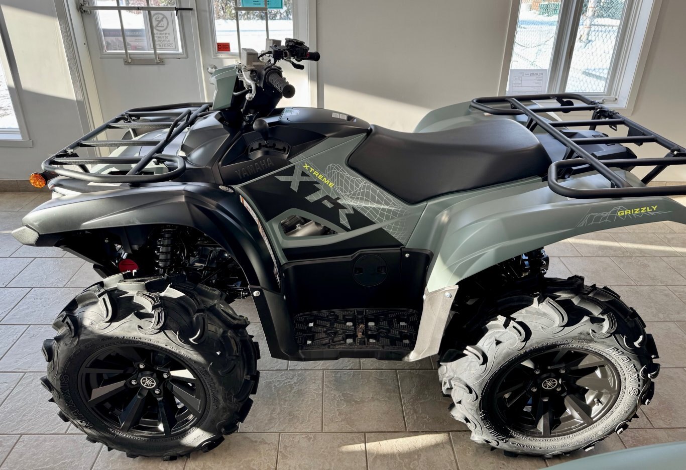 2026 Yamaha Grizzly EPS XT R Gris mousse/Noir tactique