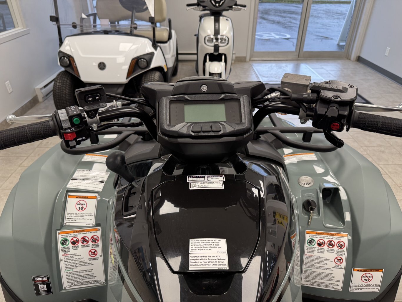 2026 Yamaha Kodiak 700 EPS XT R Gris mousse/Noir tactique