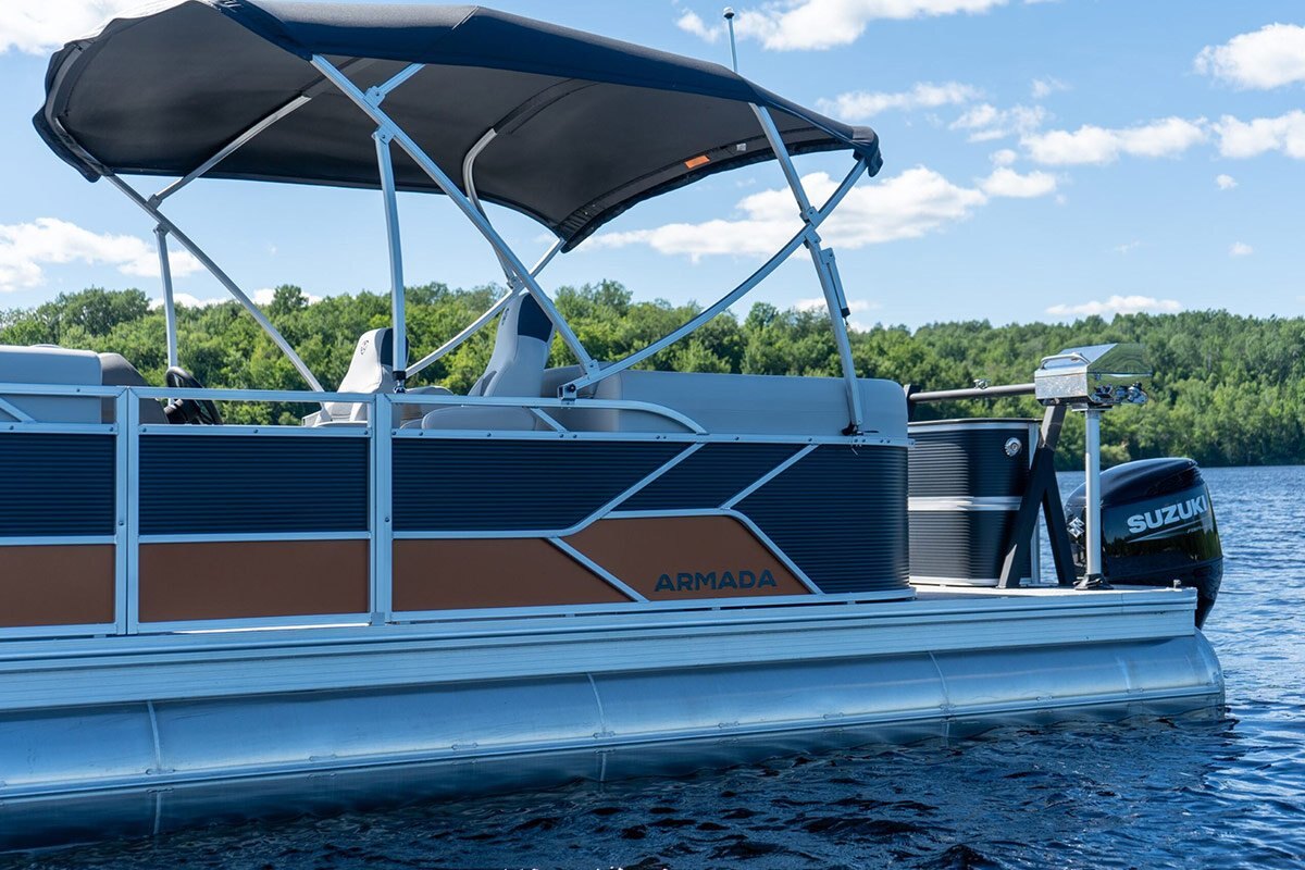 2026 Armada Drakkar 21QL 2 tubes Bleu Glace Feuille extérieure