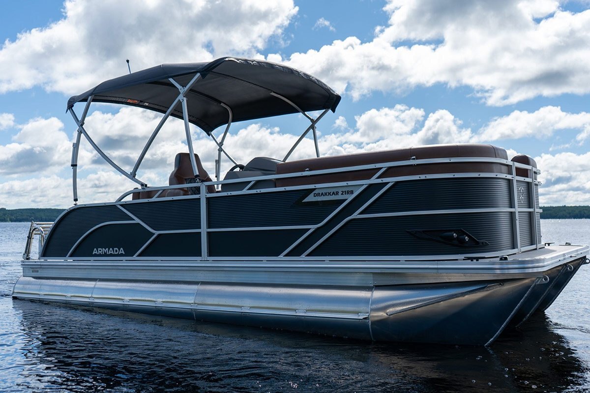 2026 Armada Drakkar 23RB 2 tubes Bleu Glace Feuille extérieure