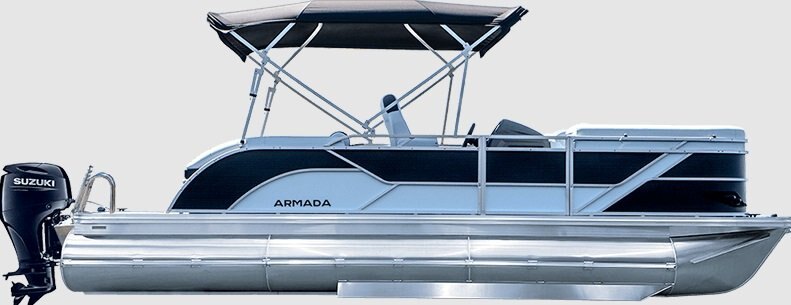 2026 Armada Drakkar 25SB 3 tubes Ice Blue Outer Sheet