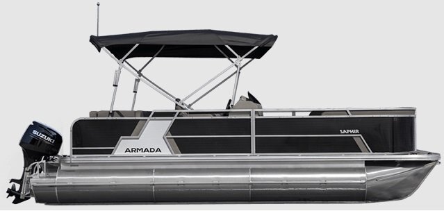 2026 Armada Saphir 21CR 2 tubes Feuille extérieure noire