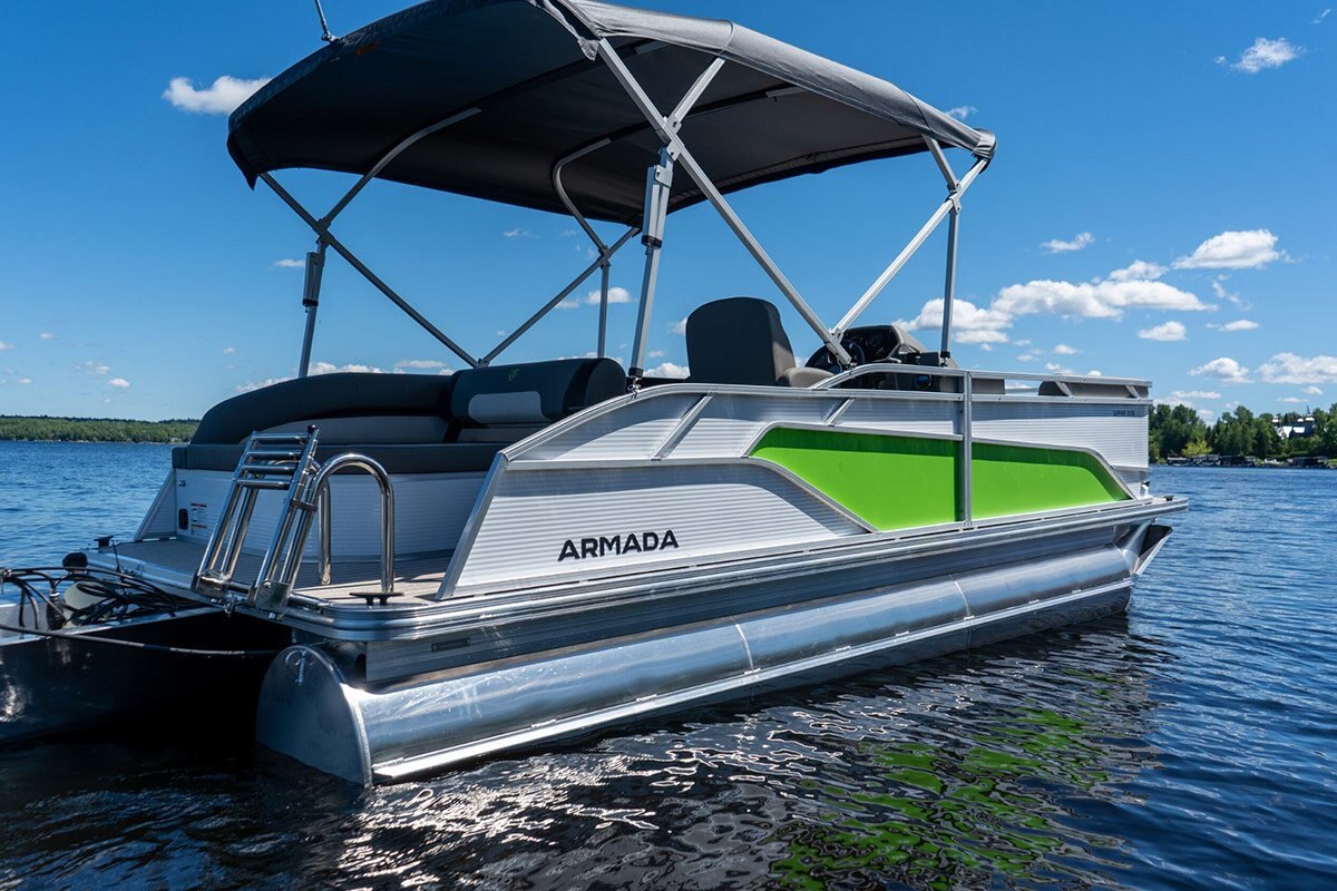 2026 Armada Saphir 23SB 2 tubes Noir & Vert Feuille extérieure