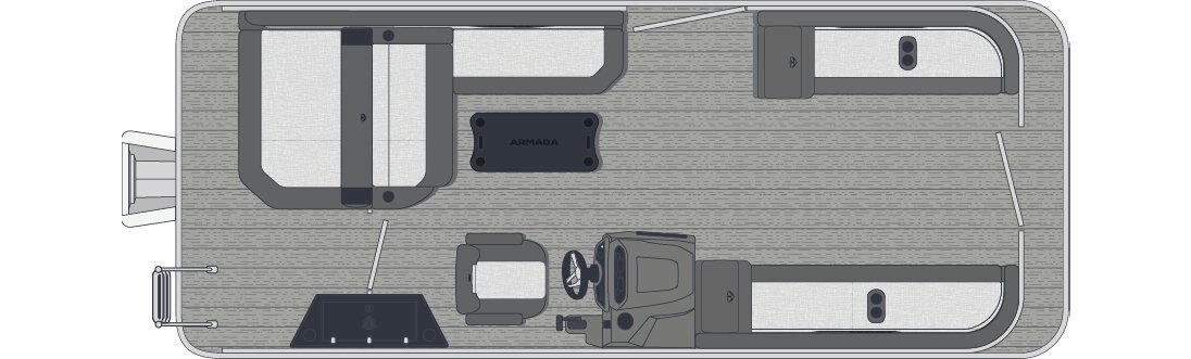 2026 Armada Saphir 21SB 2 tubes Noir & Vert Feuille extérieure