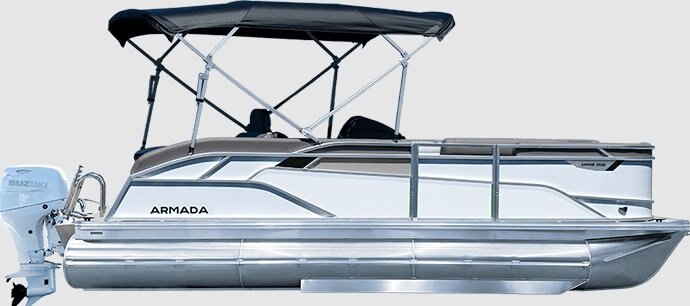 2026 Armada Saphir 19SB 2 tubes Blanc feuille extérieure