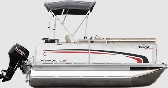 2026 Armada TopFish T&TF 147 Feuille extérieure blanche