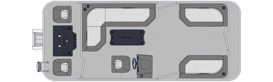 2026 Armada TopFish T&TF 188 Feuille extérieure noire