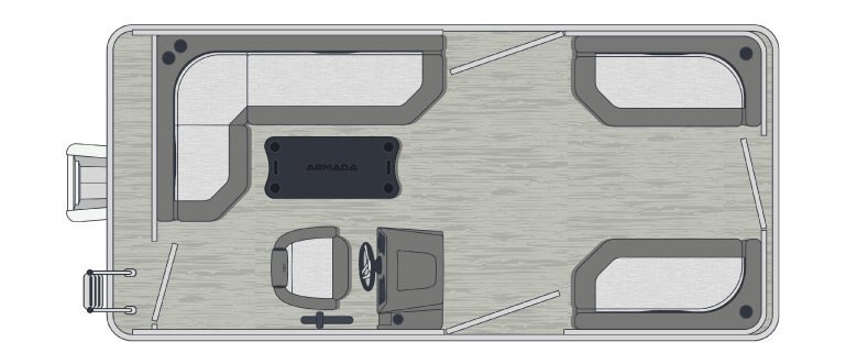 2026 Ponton Armada Zen Z 168 Électrique Extérieur noir Full Campeur