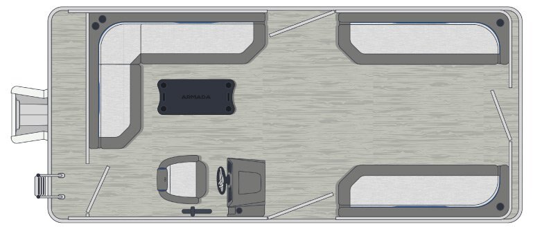 2026 Ponton Armada Zen Z 188 Tôles extérieure noire