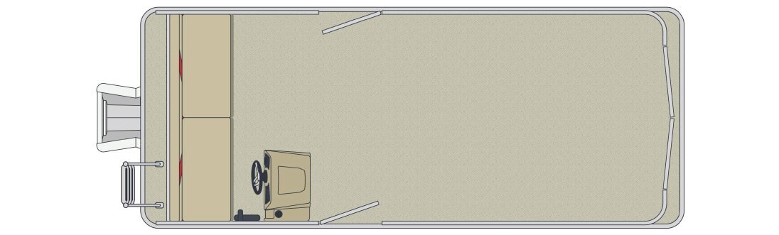 2026 Armada Excursion X 208 2 tubes Noir Feuille extérieure