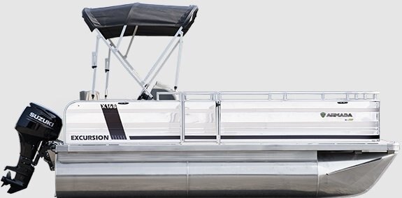 2026 Armada Excursion X 228 3 tubes Blanc Feuille extérieure