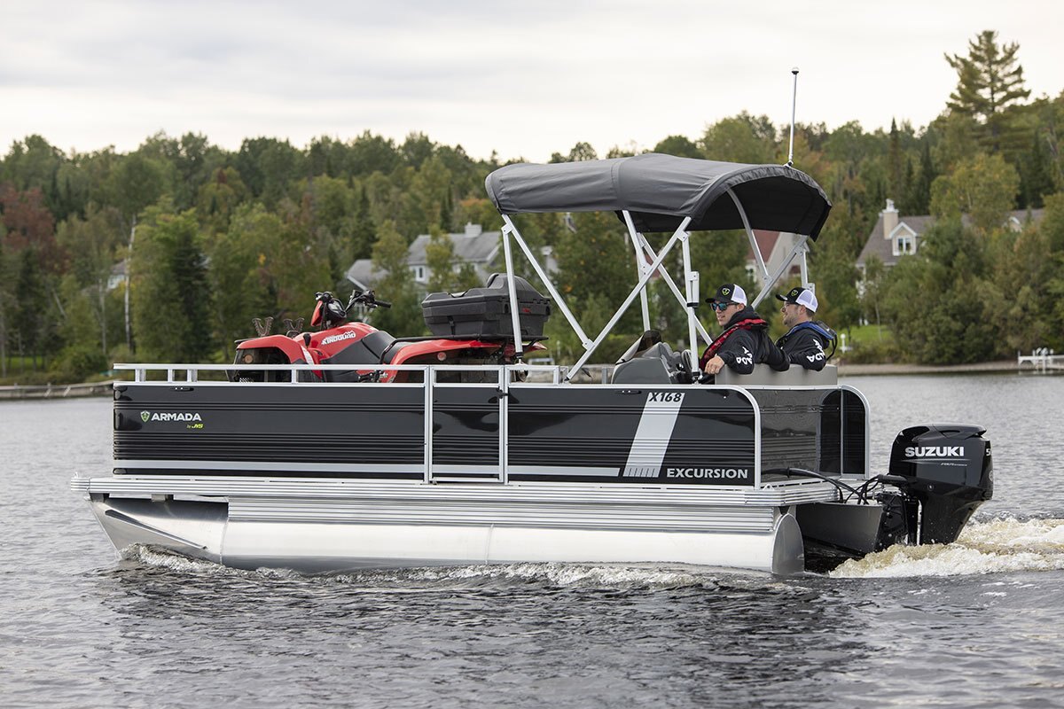 2026 Armada Excursion X 228 3 tubes Blanc Feuille extérieure