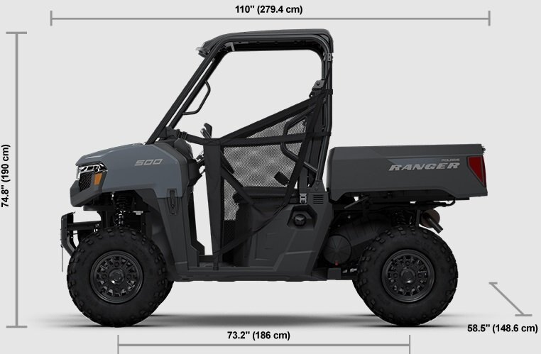 2027 Polaris® RANGER 500 Stealth Gray