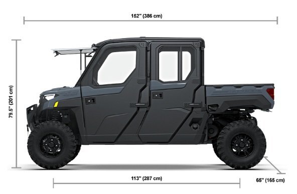 2027 Polaris® RANGER CREW XP 1000 NorthStar Premium 6 Seat Stealth Gray
