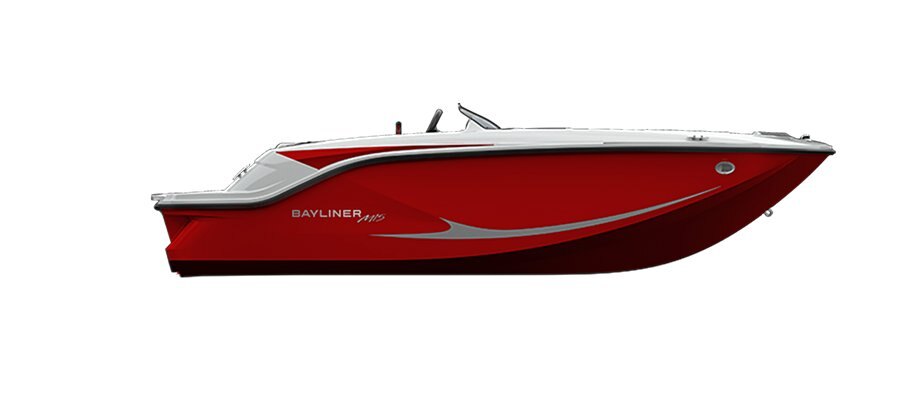 2025 Bayliner M15 Solid Rally Red Hull