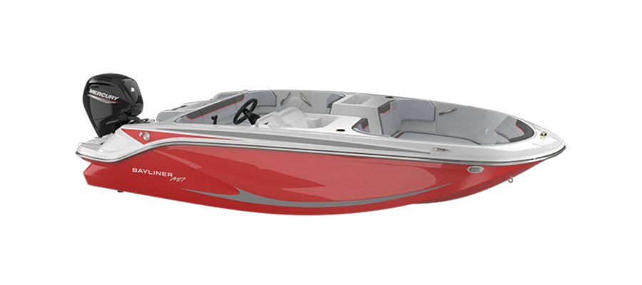 2025 Bayliner M17 Solid Rally Red Hull