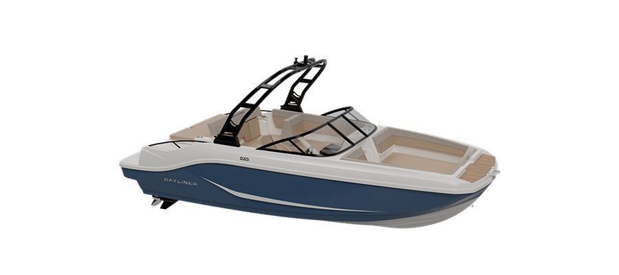 2025 Bayliner D20I Blue Hull Sides (White Bottom)