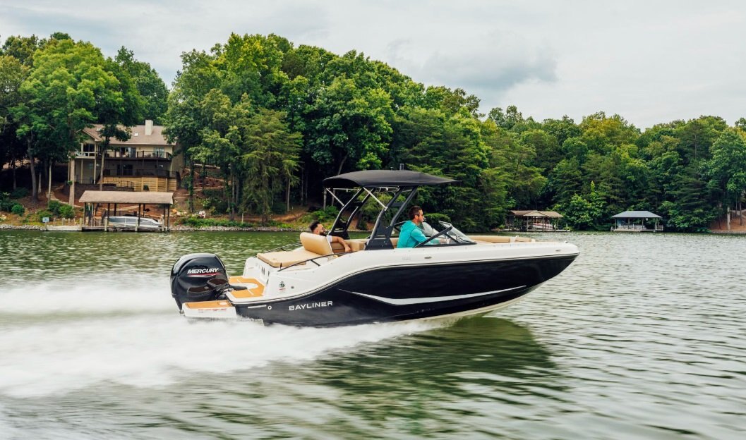 2025 Bayliner D20 Gray Hull Sides (White Bottom)