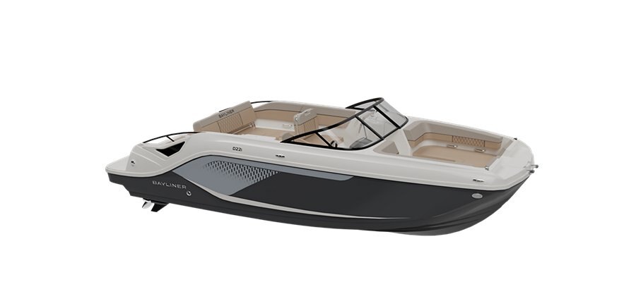 2025 Bayliner D22I Solid Black Hull