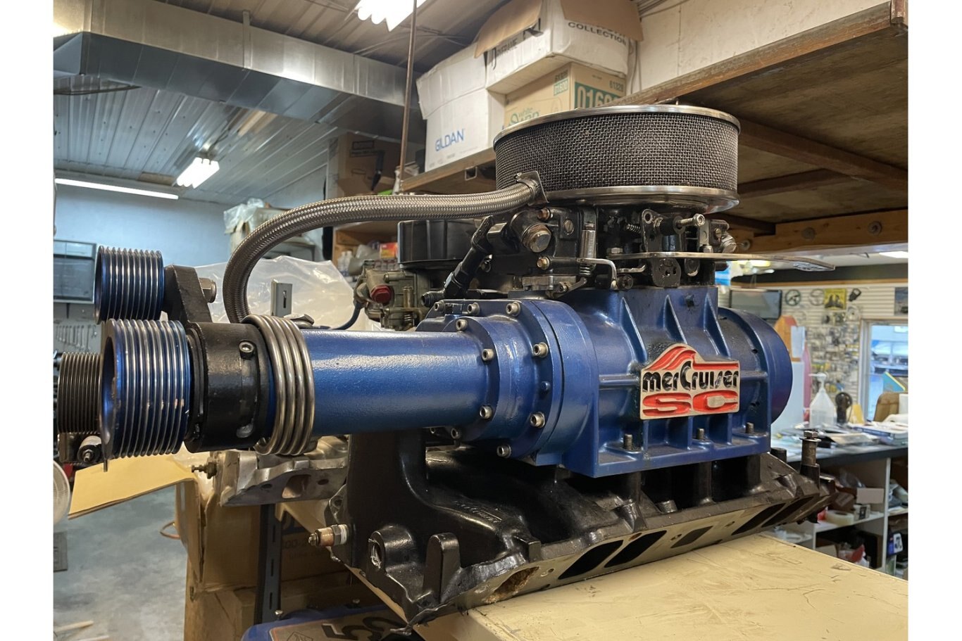 Mercury Racing 525 SC Supercharger and Intake