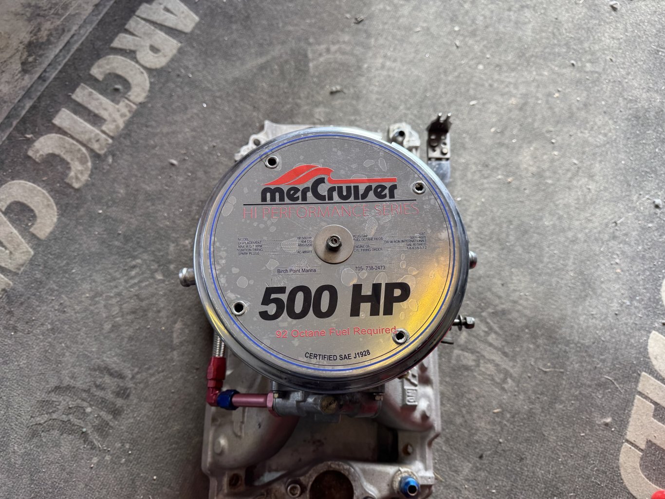 GM Performance Intake and Holley Carburetor