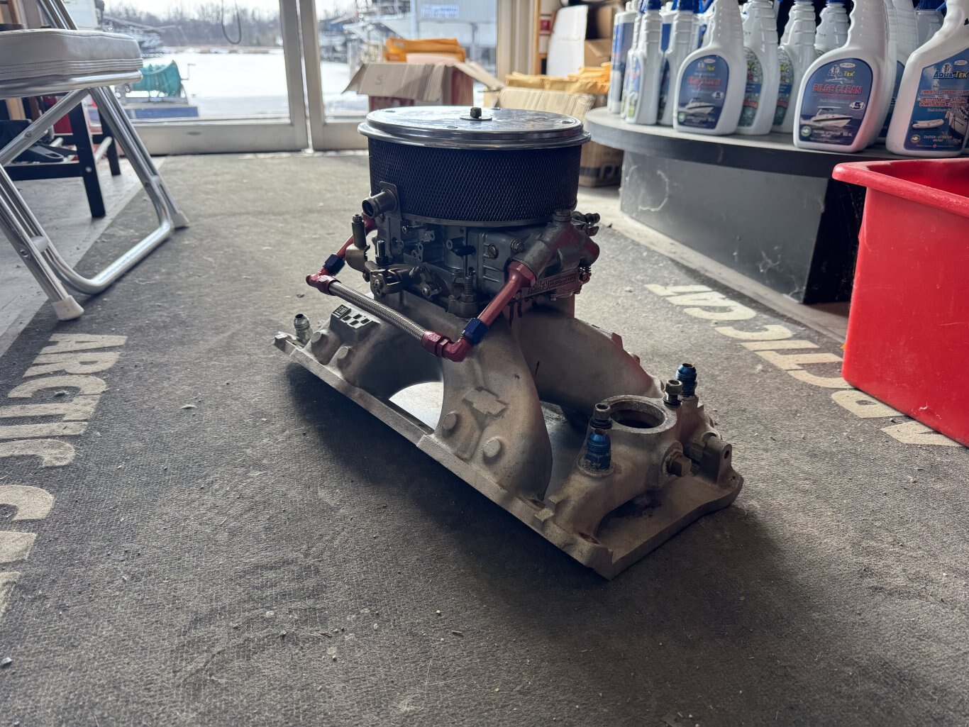 GM Performance Intake and Holley Carburetor