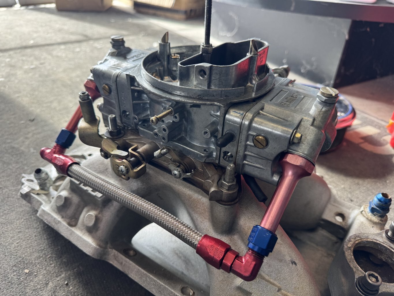 GM Performance Intake and Holley Carburetor