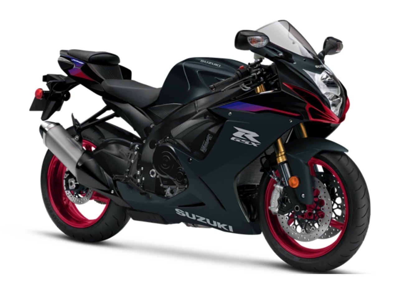 2026 Suzuki GSX R750 Candy Daring Red / Metallic Mat Black No.2