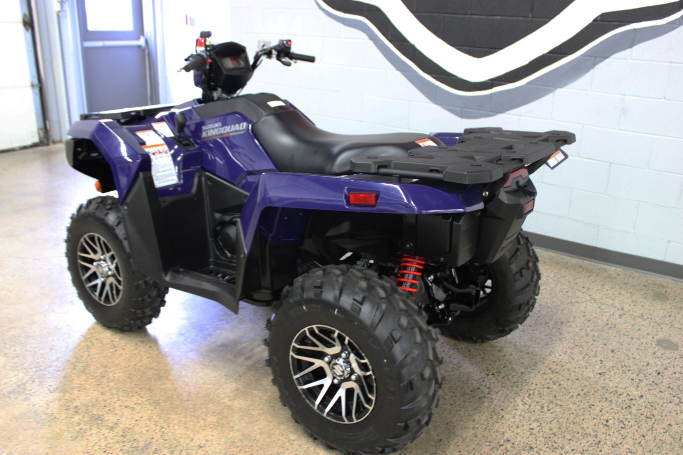 2023 Suzuki KingQuad 500XPZ Great Blue, Mag Wheels