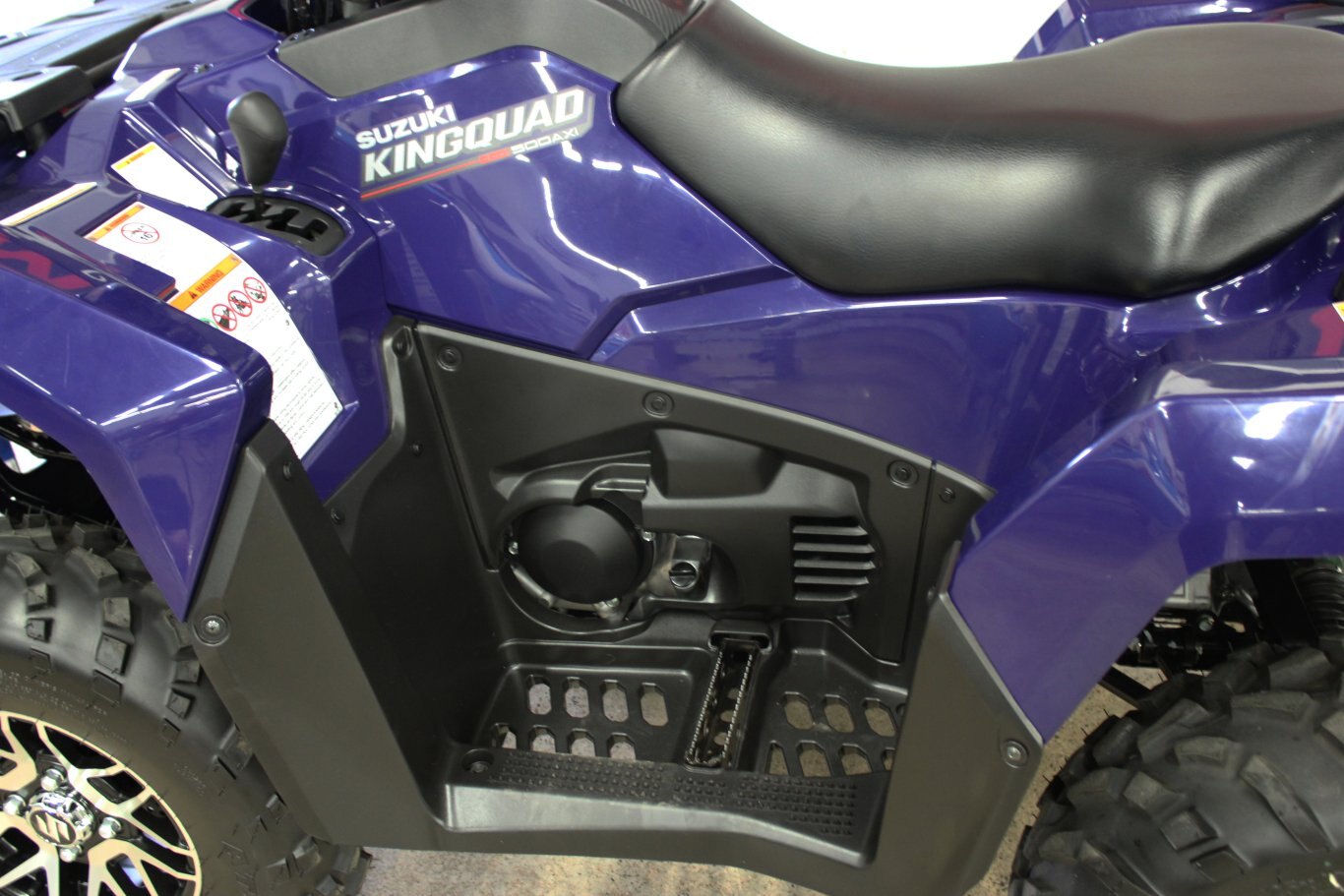 2023 Suzuki KingQuad 500XPZ Great Blue, Mag Wheels