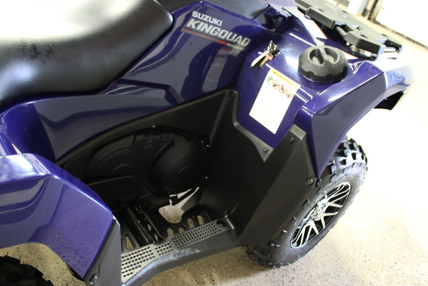 2023 Suzuki KingQuad 500XPZ Great Blue, Mag Wheels