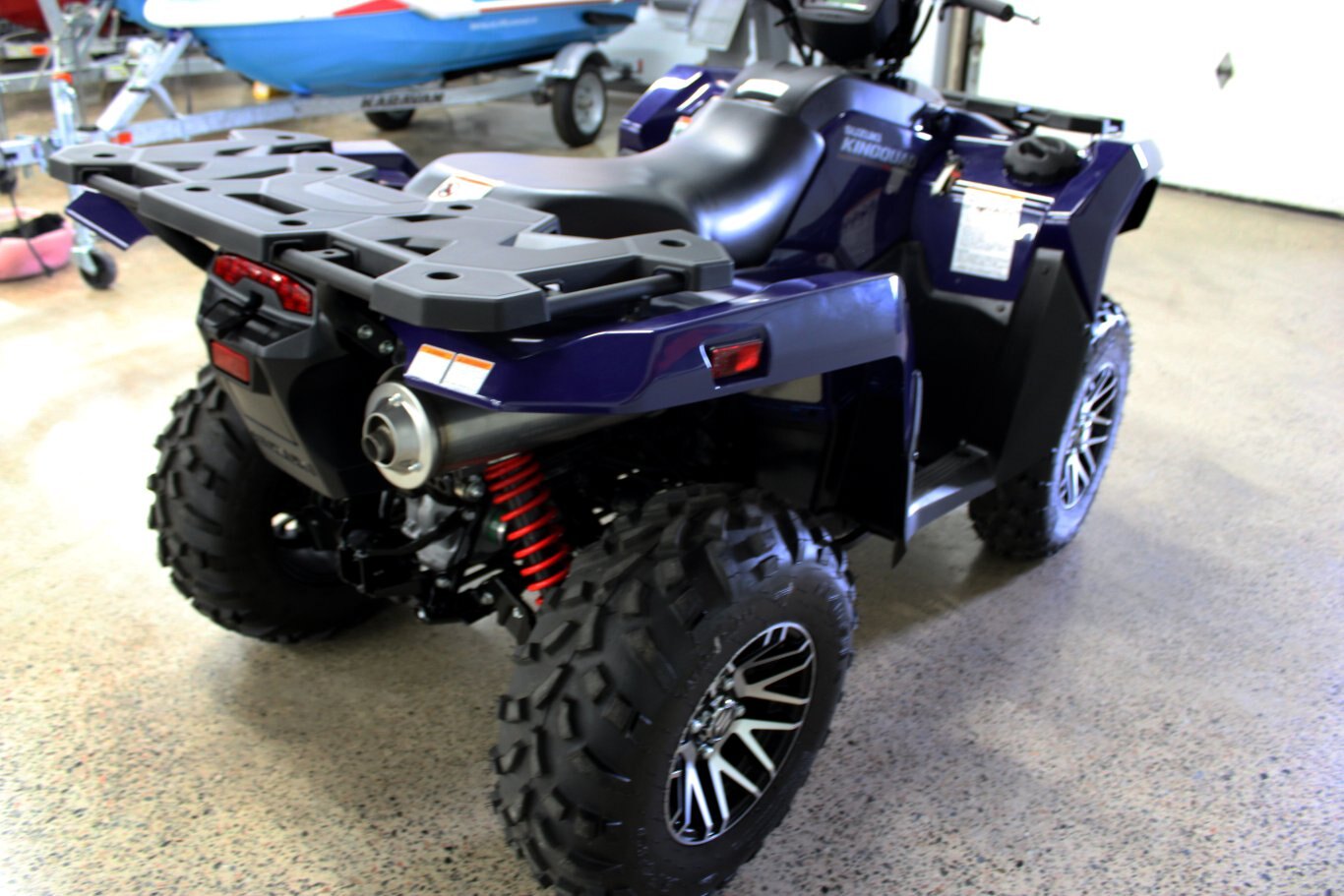 2023 Suzuki KingQuad 500XPZ Great Blue, Mag Wheels