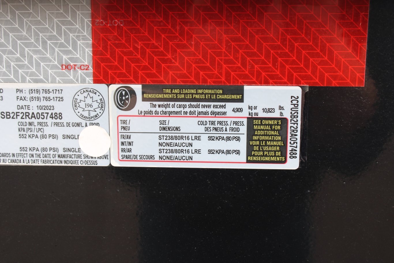 2024 CANADA TRAILER TANDEM AXLE DUMP DT610 14K