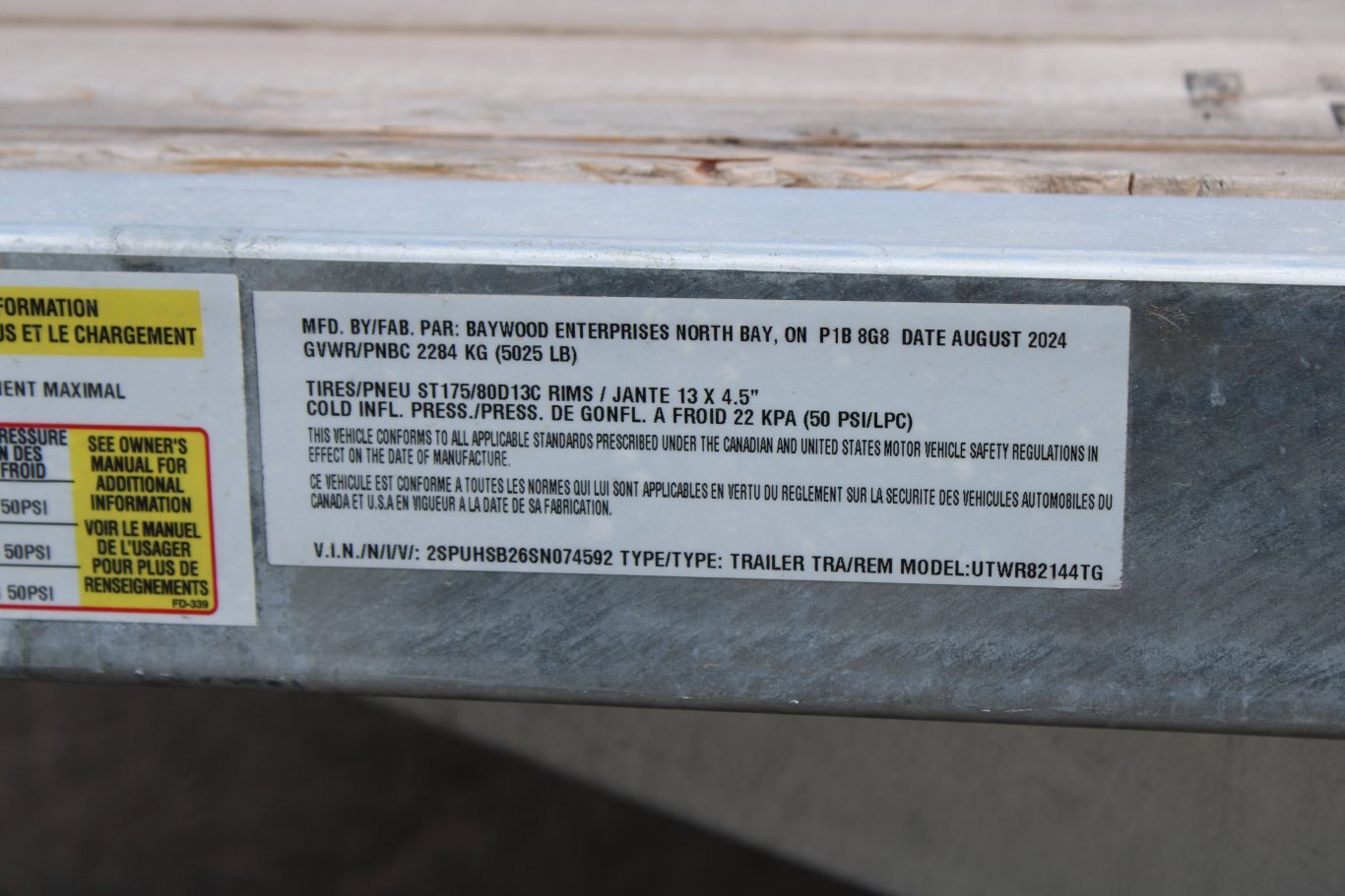 2025 EASY HAULER 45 UTWR82144TG