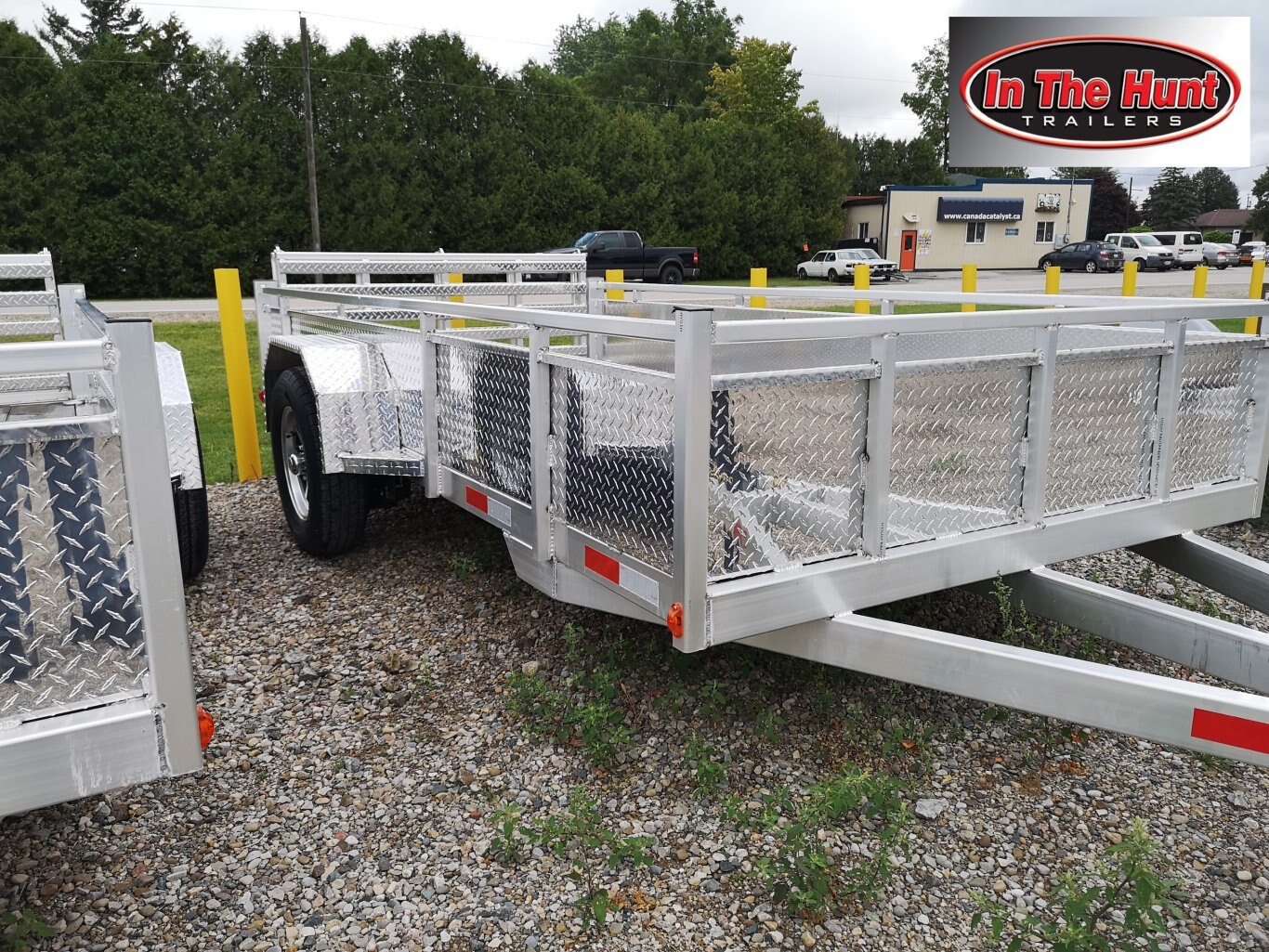 2024 Tow-Tek Trailers 6x12 with Bifold Rear Ramp All Aluminum