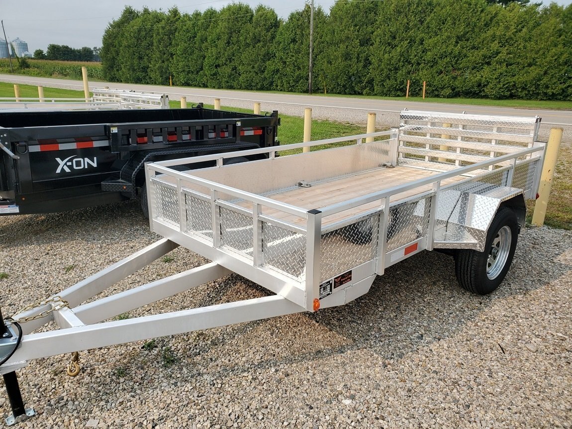 2024 Tow-Tek Trailers 5x10 with rear bi-fold ramp