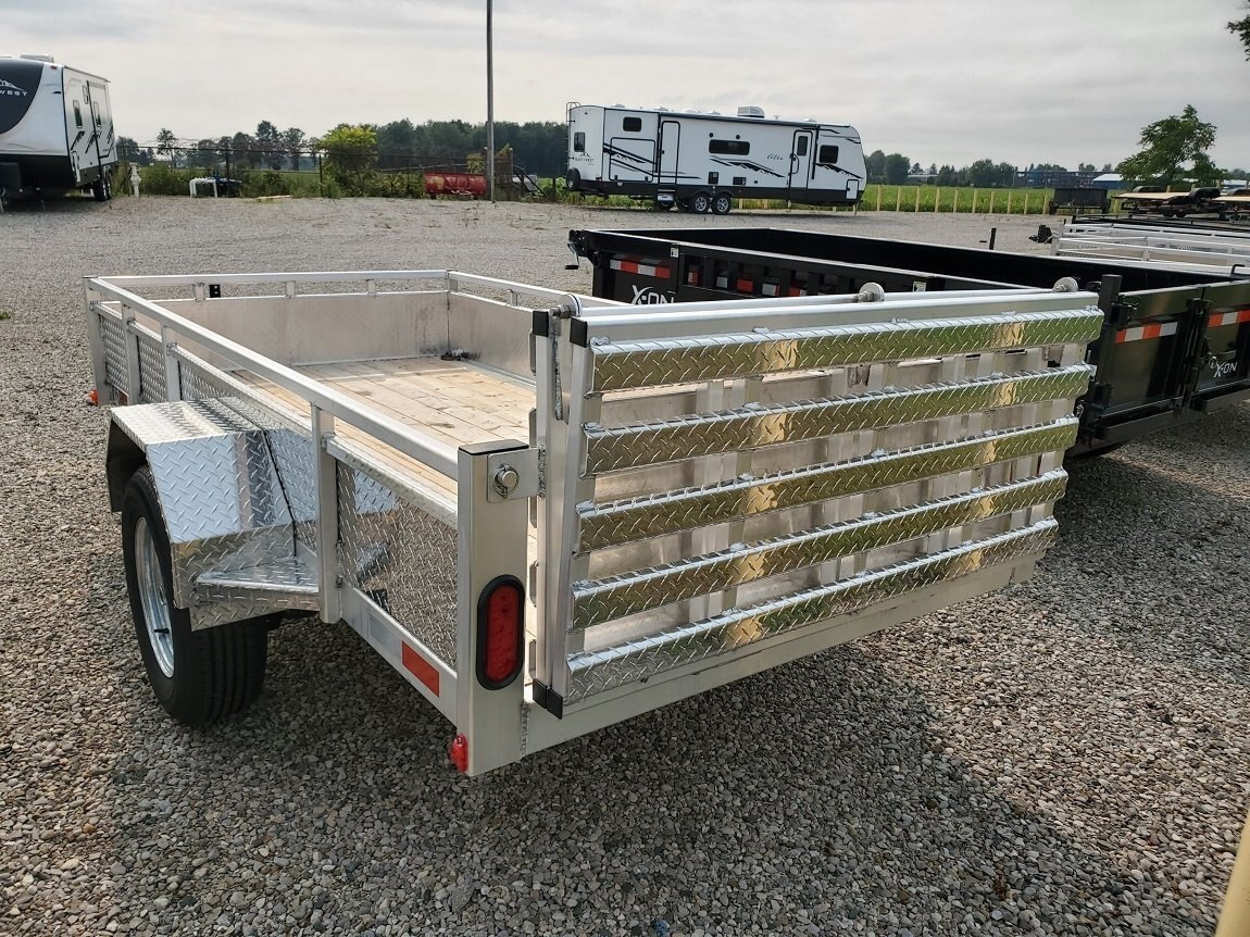 2024 Tow Tek Trailers 5x10 with rear bi fold ramp