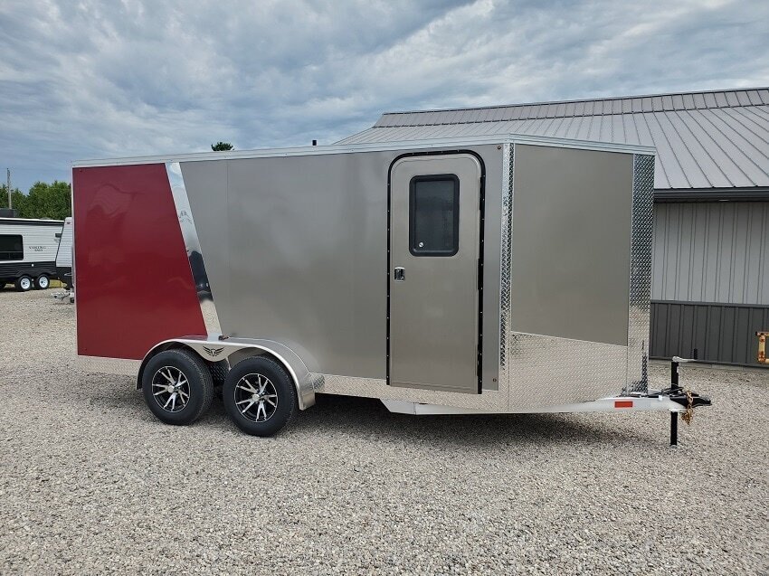 2024 Tow-Tek Trailers 7x14 Tow Tek Aluminum Enclosed Cargo with Ramp 7X14 All Aluminum Enclosed Cargo with Ramp