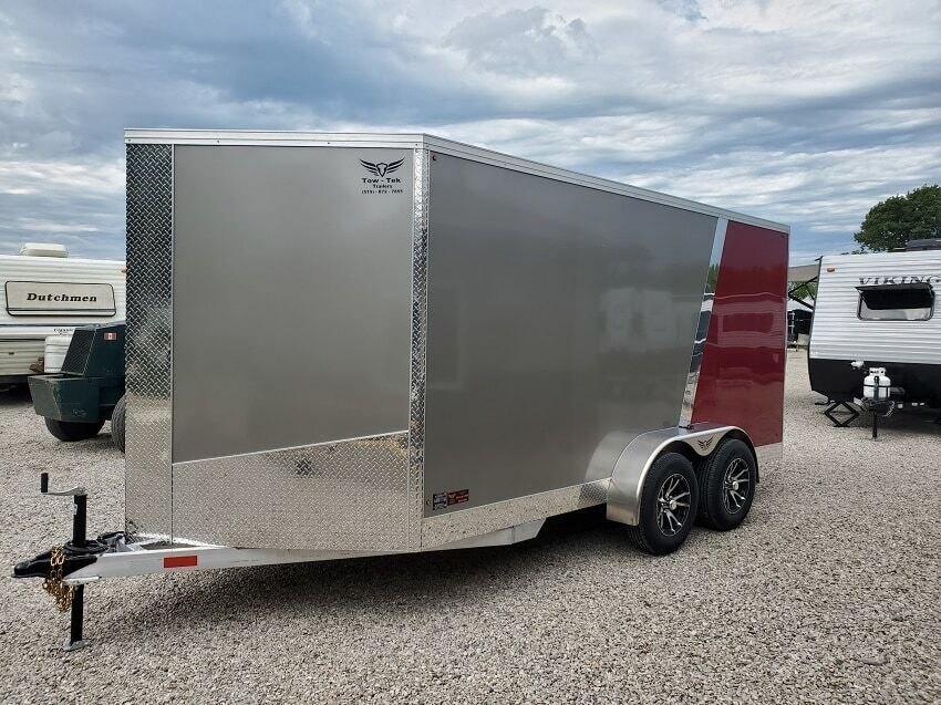 2024 Tow Tek Trailers 7x14 Tow Tek Aluminum Enclosed Cargo with Ramp 7X14 All Aluminum Enclosed Cargo with Ramp