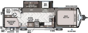 2026 East to West Alta 2800 Bunk House REG: $59,995 SALE: $52,995