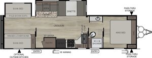 2026 East to West Della Terra 312BH Bunk House REG: $64,995 SALE: $58,995