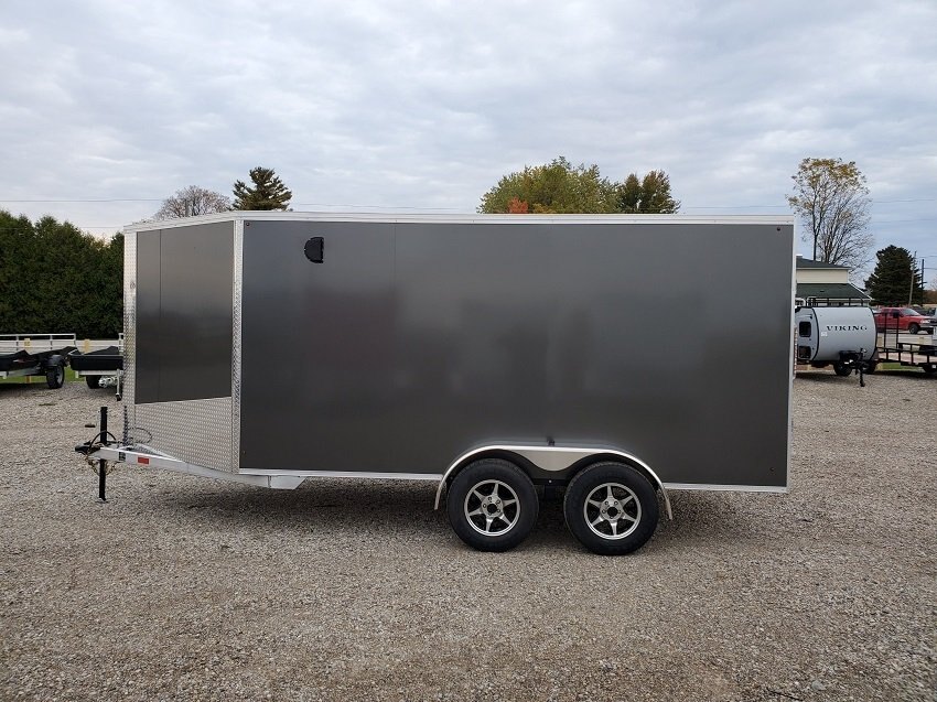 2024 Tow Tek Trailers 7x23 Drive in/Drive out Aluminum Enclosed RV Door and Extras!