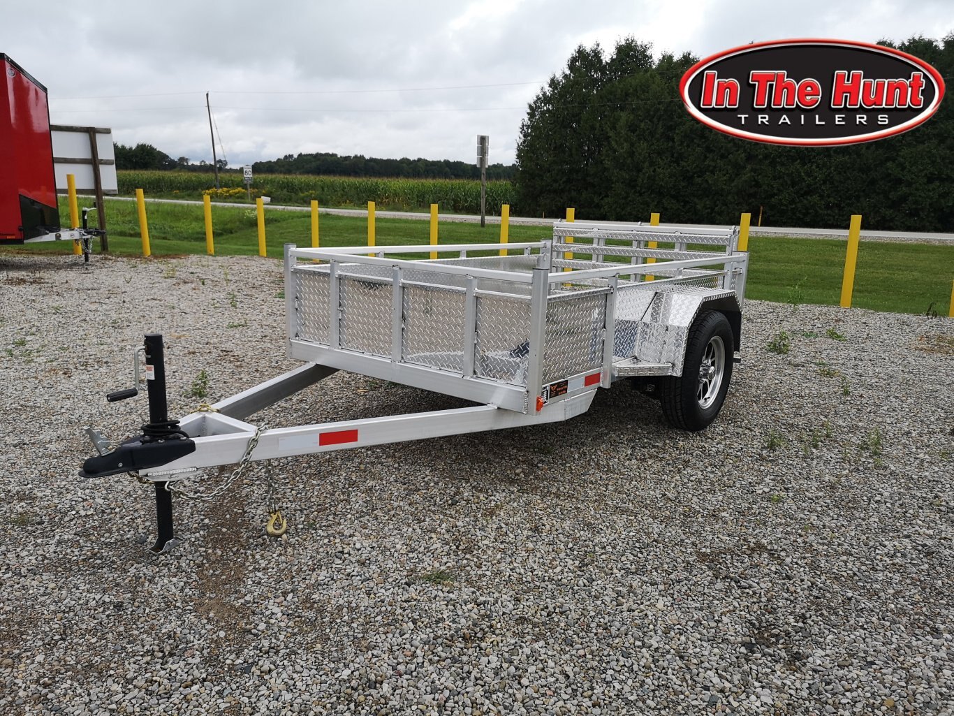 2024 Tow-Tek Trailers 5X8 Landscape aluminum Landscape with sides